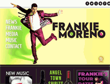 Tablet Screenshot of frankiemoreno.com